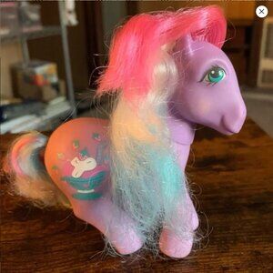 Vintage 1987 Hasbro My Little Pony G1 Sippin’ Soda Strawberry Scoops